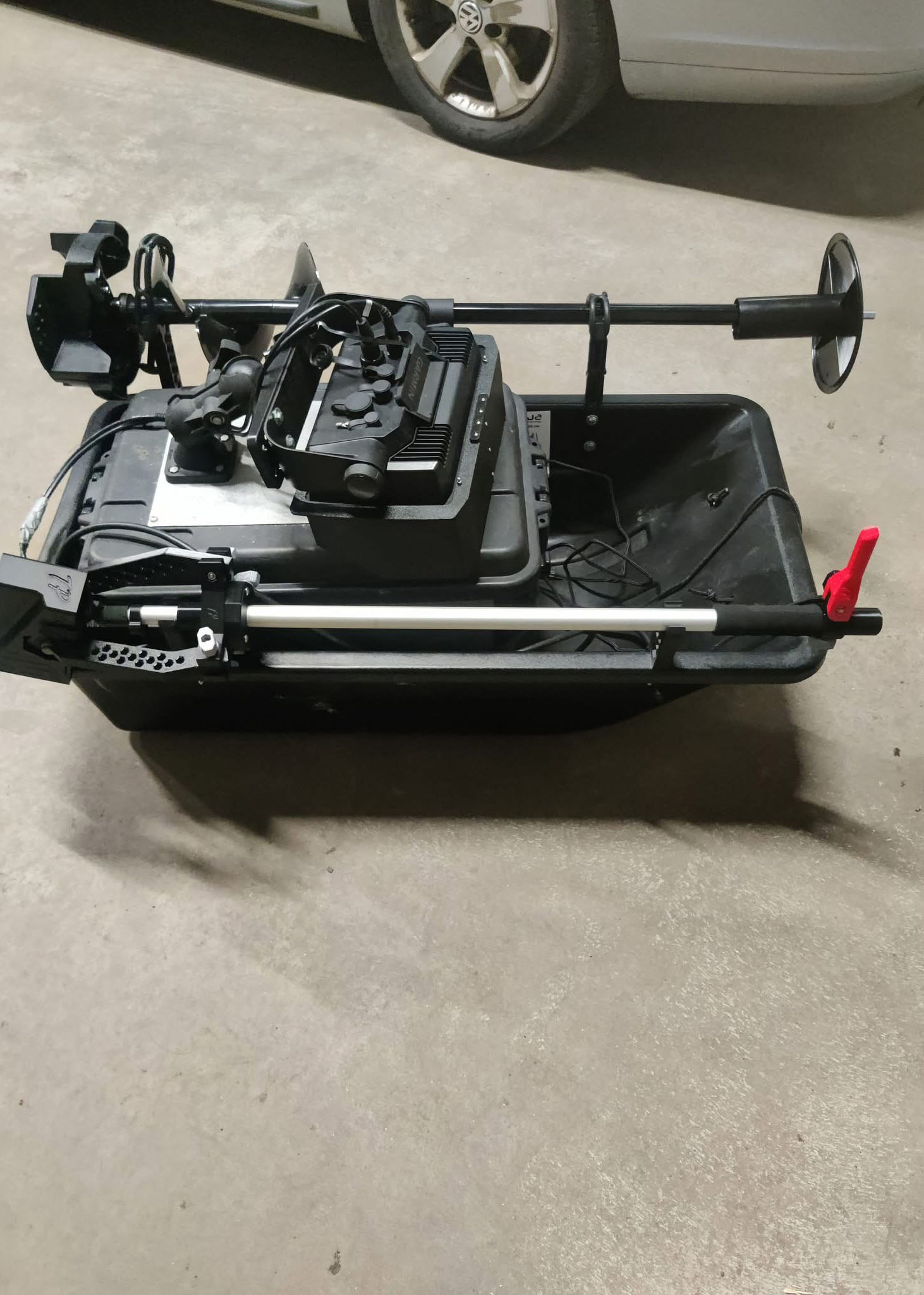 PERCHEET Pilkkianturitelineen kiinnikkeet ahkioon